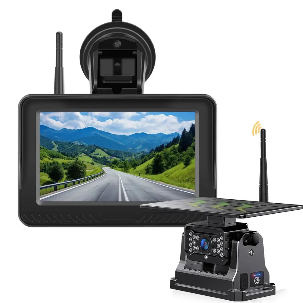 Wireless Solar – 5" Rear View Monitor