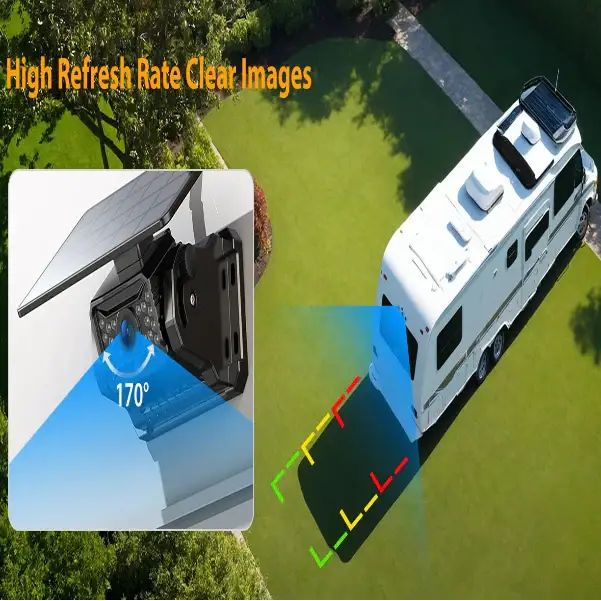 Wireless Solar – 5" Rear View Monitor