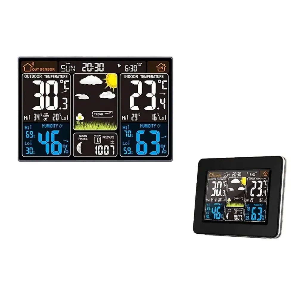 Wireless Weather Station with LCD Display & Clock