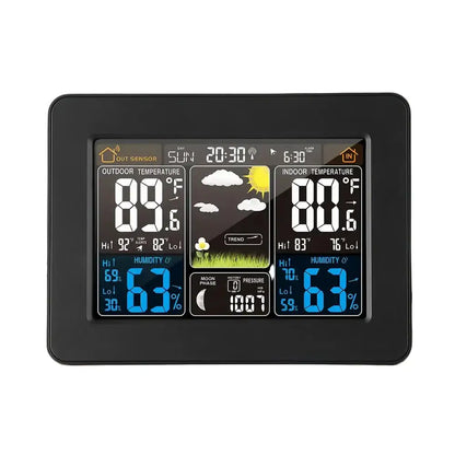 Wireless Weather Station with LCD Display & Clock