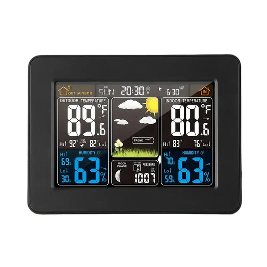 Wireless Weather Station with LCD Display & Clock