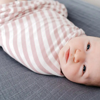 Woolbabe Merino/Organic Cotton swaddle/blanket DUSK - Babyonline
