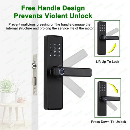 RAYKUBE K20 Biometric Fingerprint Door Lock