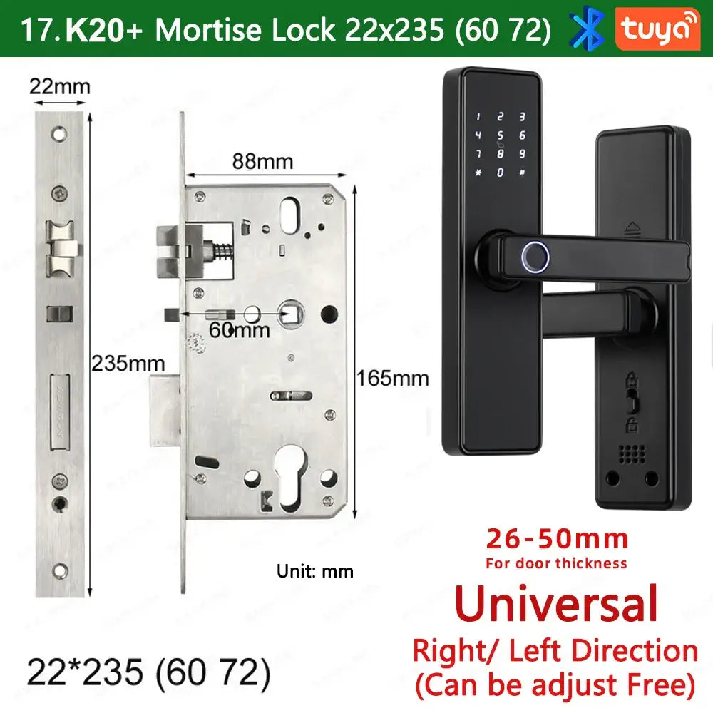 RAYKUBE K20 Biometric Fingerprint Door Lock