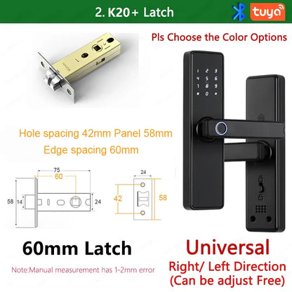 RAYKUBE K20 Biometric Fingerprint Door Lock