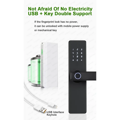 RAYKUBE K20 Biometric Fingerprint Door Lock