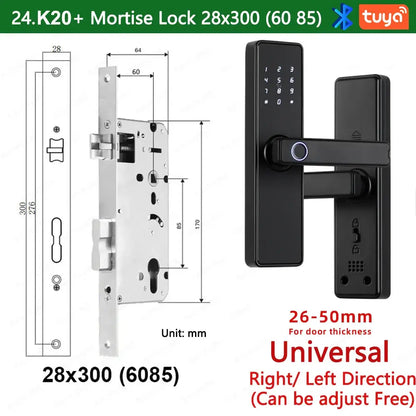 RAYKUBE K20 Biometric Fingerprint Door Lock