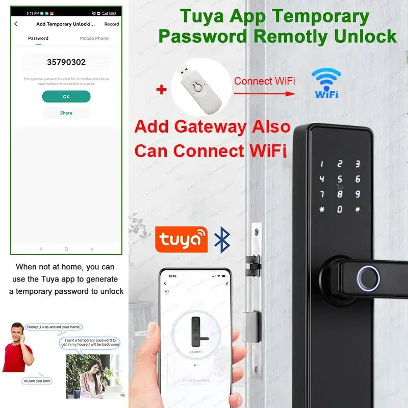 RAYKUBE K20 Biometric Fingerprint Door Lock
