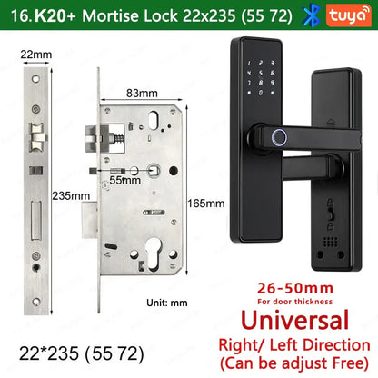 RAYKUBE K20 Biometric Fingerprint Door Lock