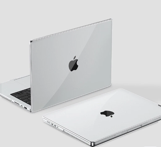3-In-1 SET MacBook Pro 14.2 Inch Case M5 2026 A3434 M4 2025 M3 A2918 A2992 M2 M1 Clear