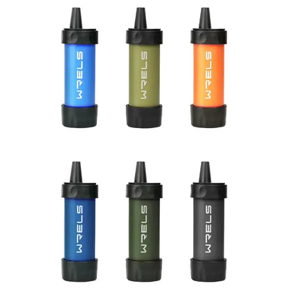 Portable Survival Water Filter for Safe Direct Drinking