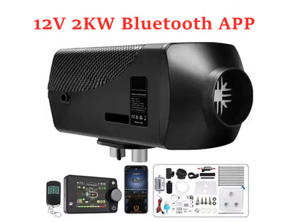 12V 2KW Diesel Air Heater Bluetooth App
