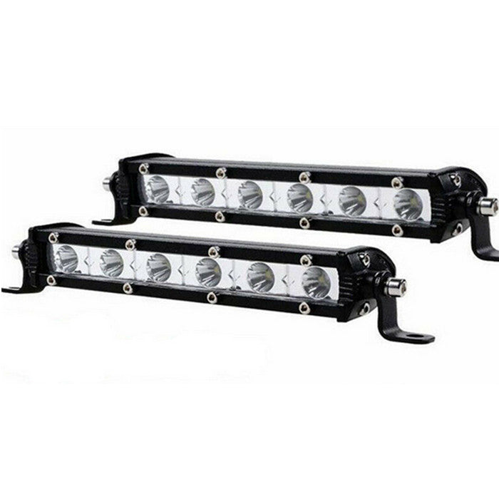 2X 7" 36W Spot LED Light Bar CREE Super Slim Offroad Work Lamp 12V 24V - salelink.co.nz