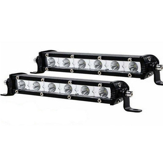 2X 7" 36W Spot LED Light Bar CREE Super Slim Offroad Work Lamp 12V 24V - salelink.co.nz