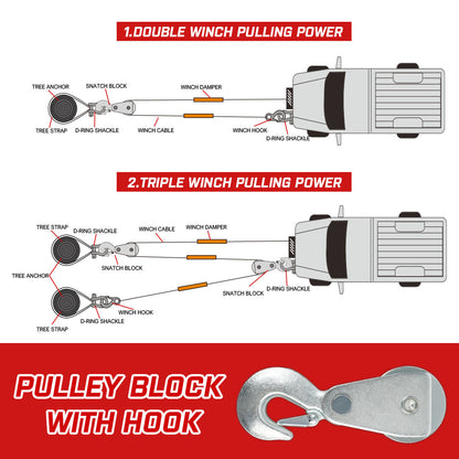 X-BULL Electric Winch 6000LBS