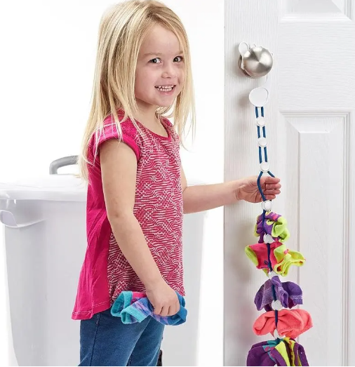 2Pcs Sock Cleaning Supplies Storage Hook Sock Storage Organizer