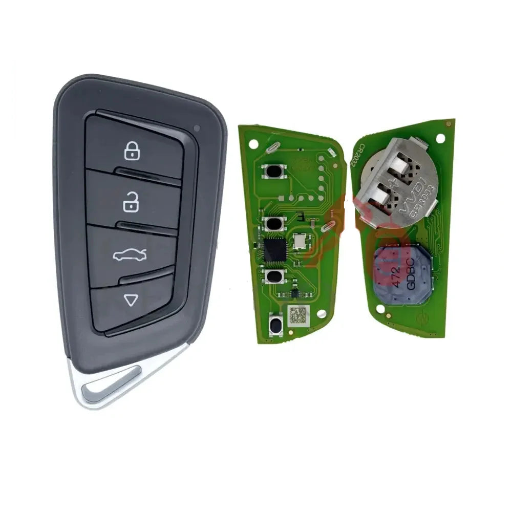 2nd Generation Knife-Style Universal 4-Button Smart Remote Key Fob (XSKF31EN)