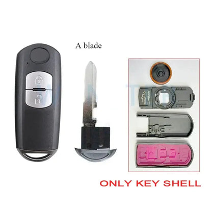 Smart Remote Car Key Fob for Mazda 3, 5, 6, CX-3, CX-5, CX-7, CX-9 & MX-5