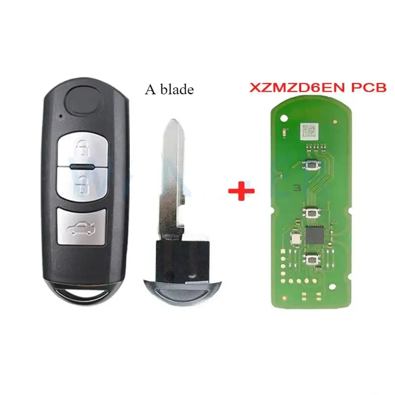 Smart Remote Car Key Fob for Mazda 3, 5, 6, CX-3, CX-5, CX-7, CX-9 & MX-5