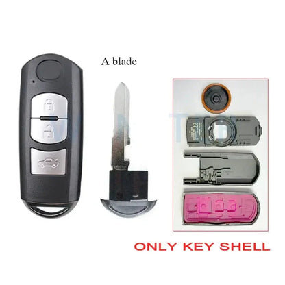 Smart Remote Car Key Fob for Mazda 3, 5, 6, CX-3, CX-5, CX-7, CX-9 & MX-5