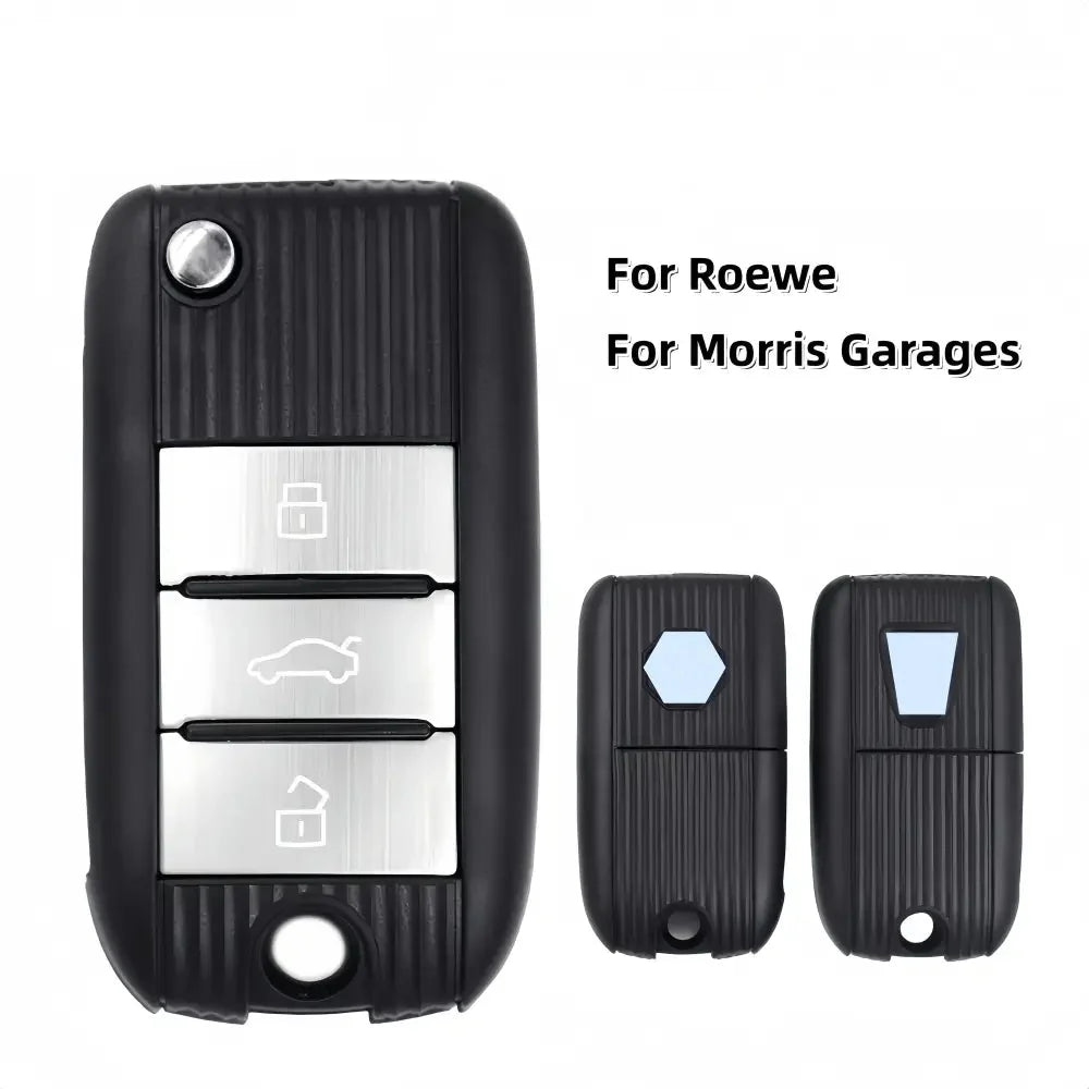 Flip Remote Car Key Shell Replacement for MG3, MG5, MG6, MG7, ZS, HS, GS & Roewe RX5