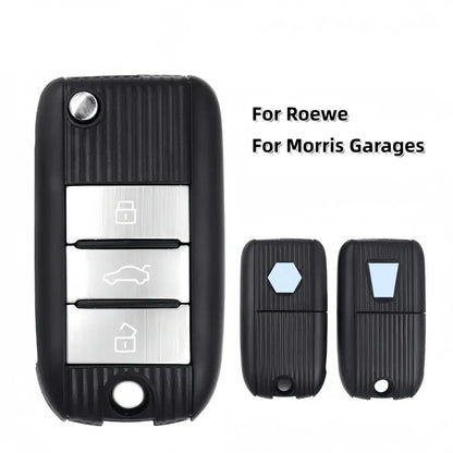 Flip Remote Car Key Shell Replacement for MG3, MG5, MG6, MG7, ZS, HS, GS & Roewe RX5