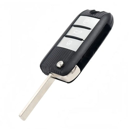 Flip Remote Car Key Shell Replacement for MG3, MG5, MG6, MG7, ZS, HS, GS & Roewe RX5