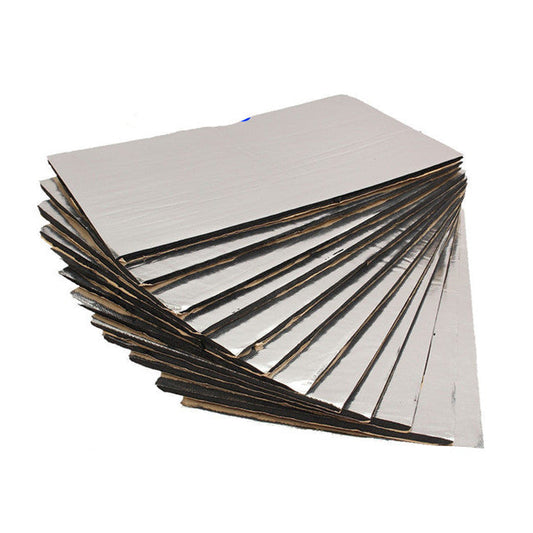10Sheets 50x30CM Car Heat Insulation Deadening Sound Foam Deadener - salelink.co.nz