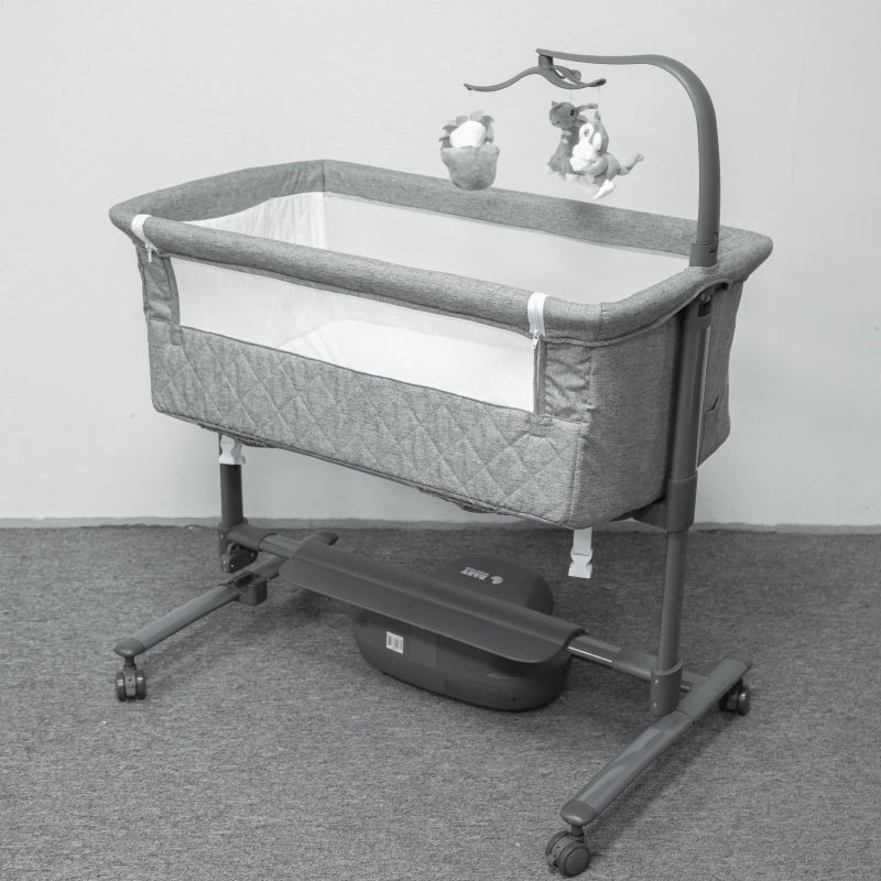 Pre-order Baby Brightness ZYLA Electric Baby Bassinet Bedside Sleeper – Grey